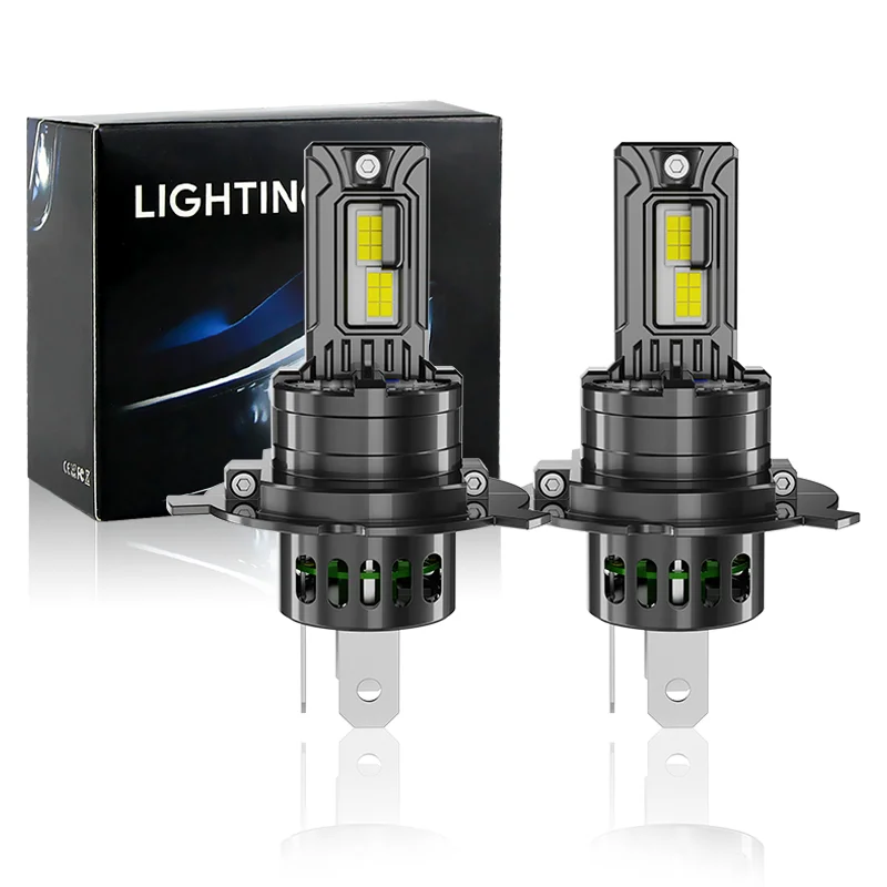 

1/2PCS Car Lights H4/9003/HB2 LED CANBUS LED Lamp Car Headlight Bulb High Beams Low Beams Fog Light 20000LM 12V Cars Accessorie