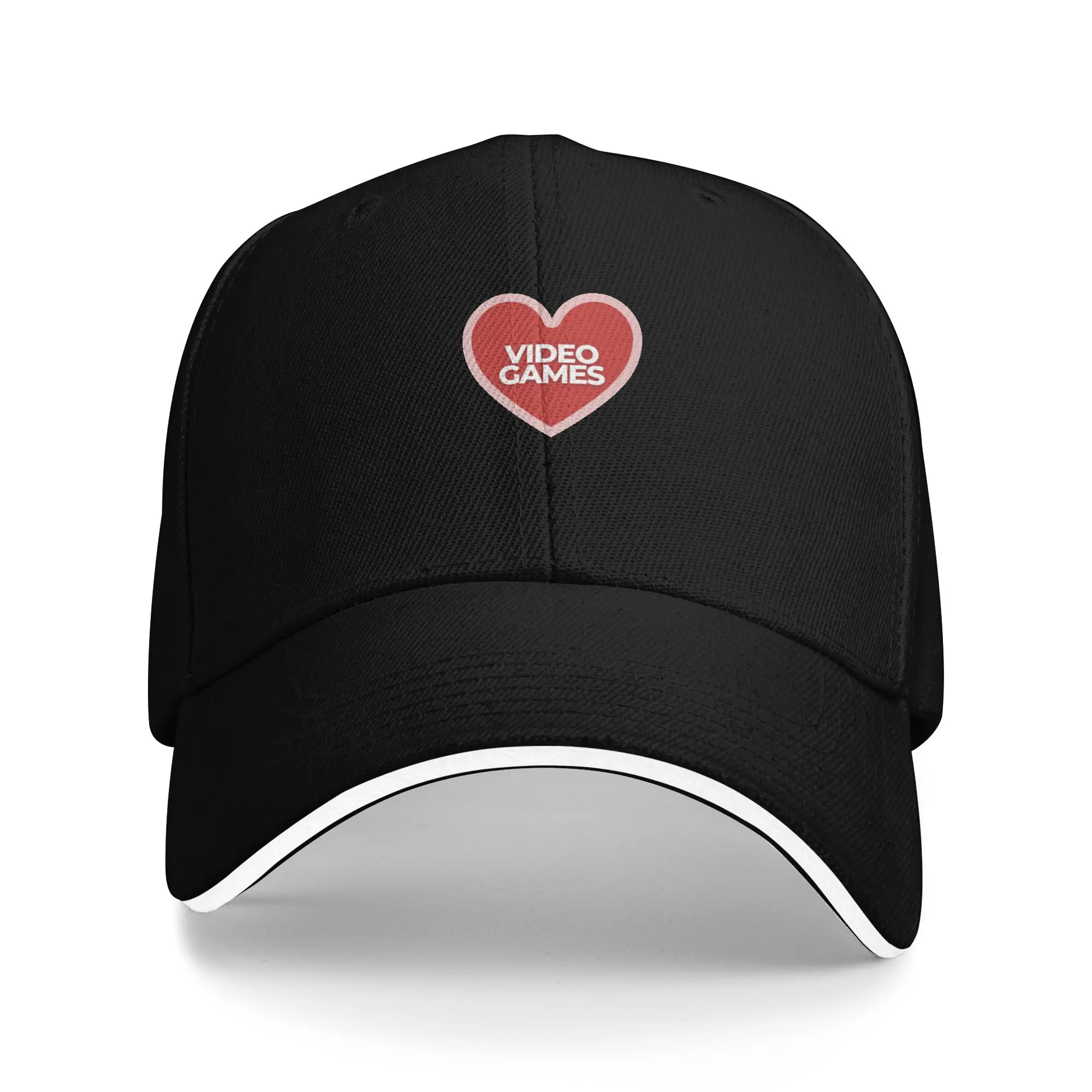 Hot Sale I Heart Video Games Baseball Cap  Travel Essential Sun Caps  Sports Training Sun Caps