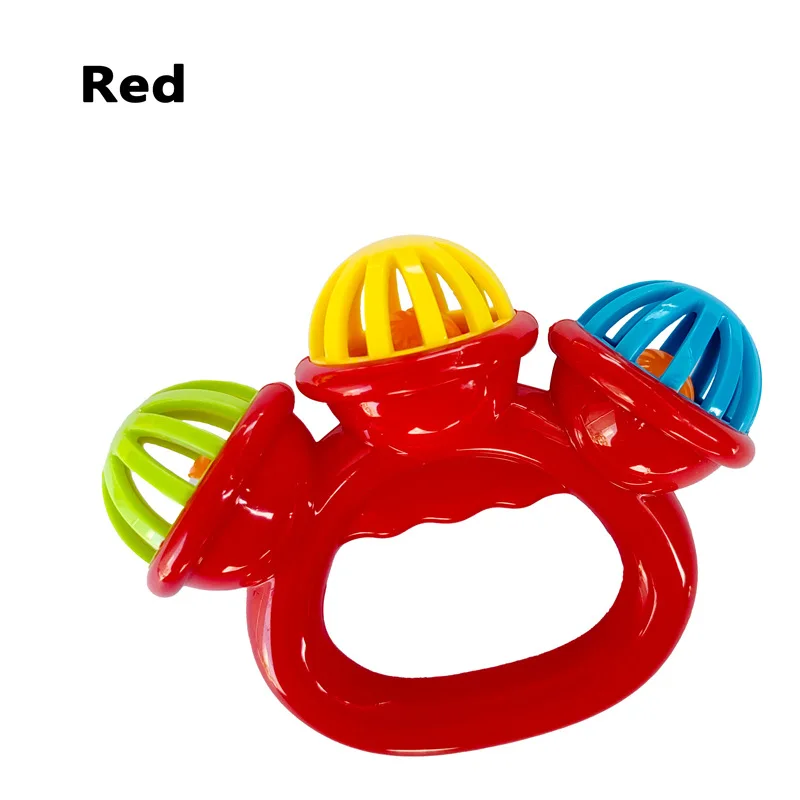 1-4PCS Baby Hand Rassel Ball Spielzeug Neugeborenen Greifen Hand Glocke Sensorischen Spielzeug Kinder Sicherheit Materialien Spielzeug für 0-24 Monate Baby Kinder