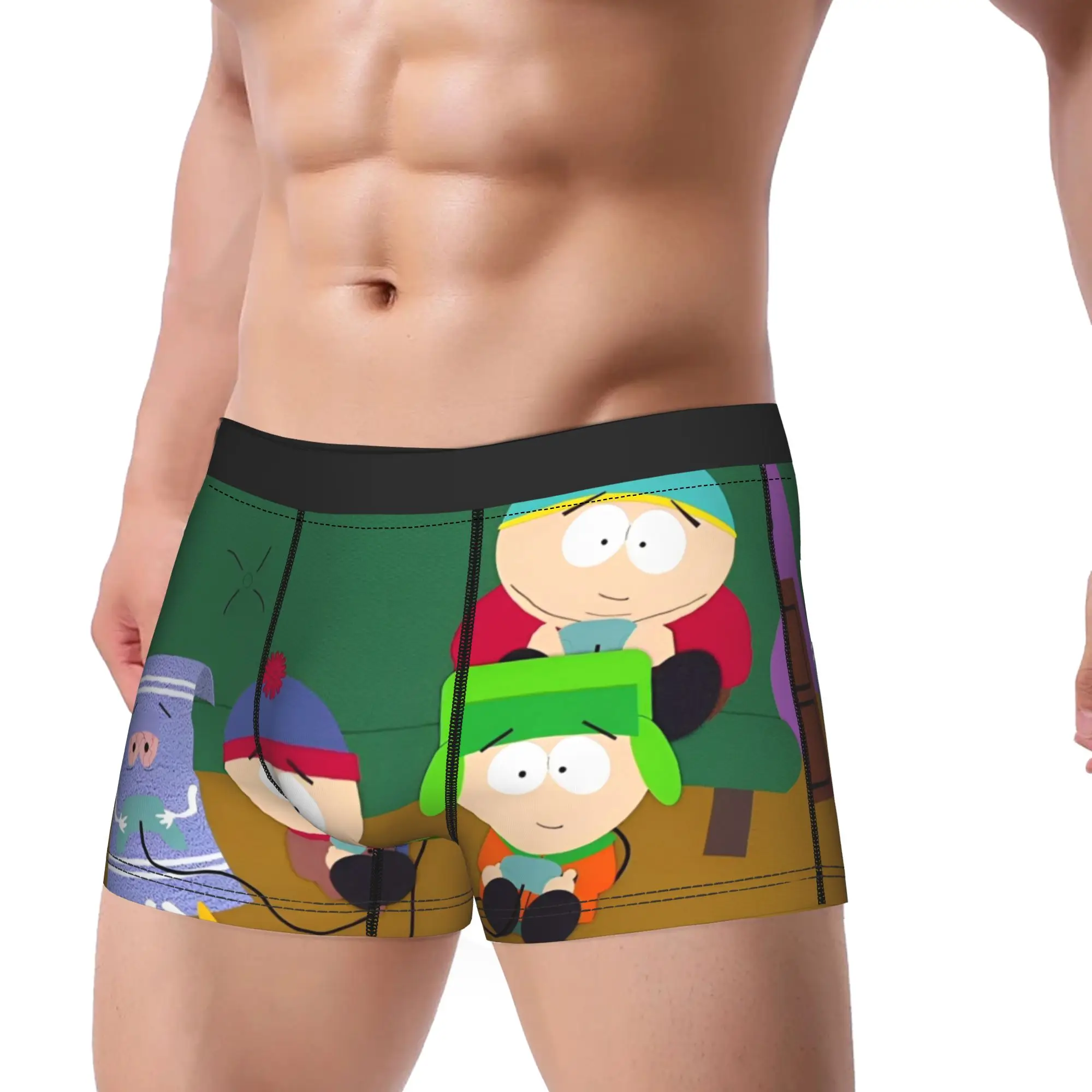 Southparked Merch Boxers Briefs Fun Underwear  Boxer Underpants Gag Gift For Men