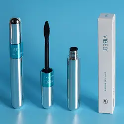 10ml Mascara impermeabile due in uno Mascara in fibra di seta per ciglia ciglia Volume nero ciglia spesse allungamento cosmetici