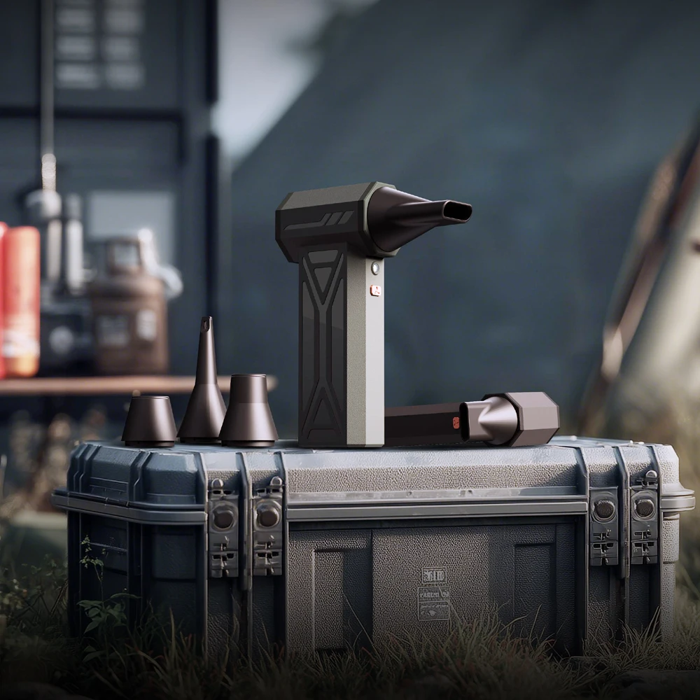 

Powerful 880000RPM Violent Fan Brushless Regulation Air Blower Outdoor Camping BBQ Powerful Blower Keyboard Dust Cleaning Tool