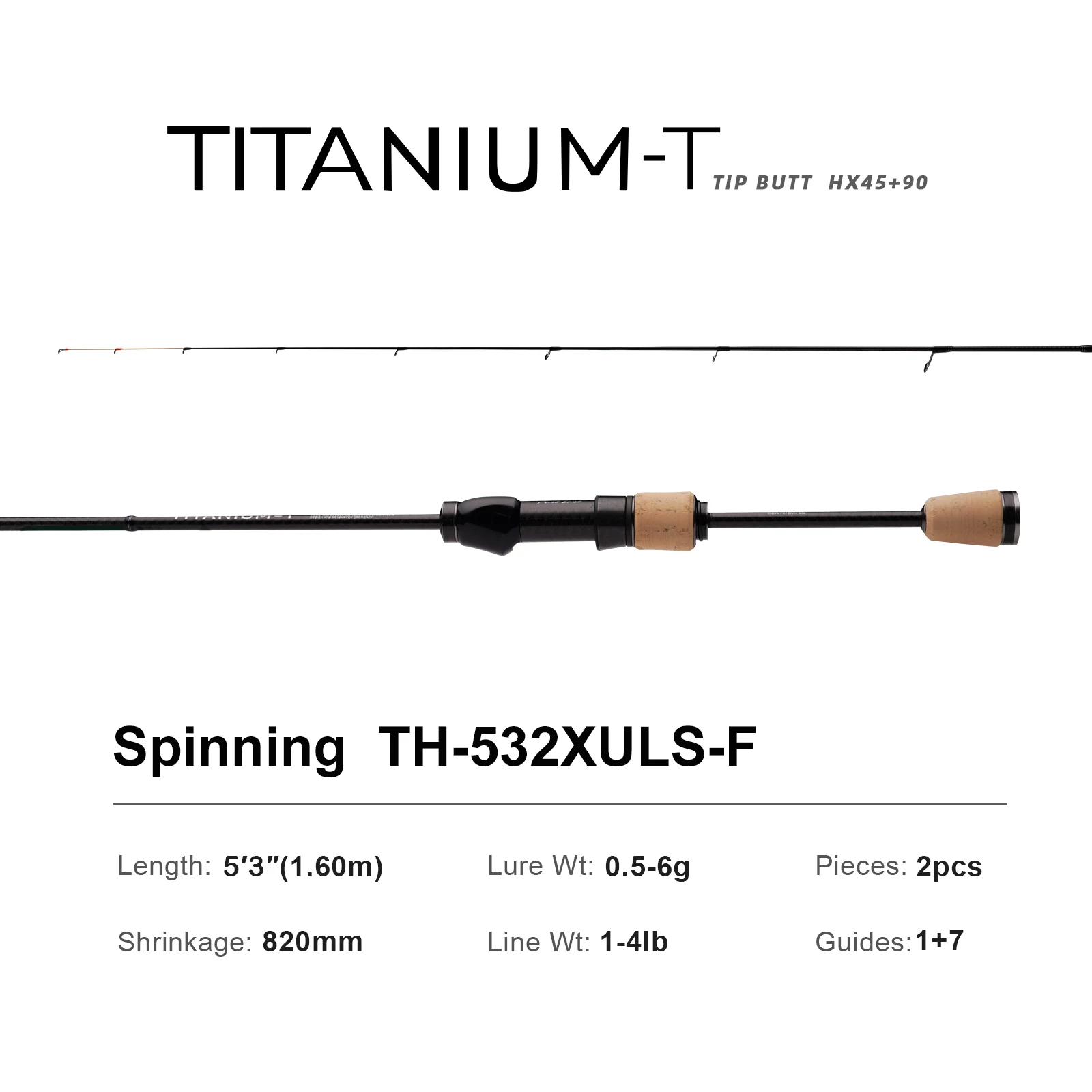 PURELURE TITANIUM-T XUL BFS ロッド 0.5-6g ベイトウェイト 5FT 6FT