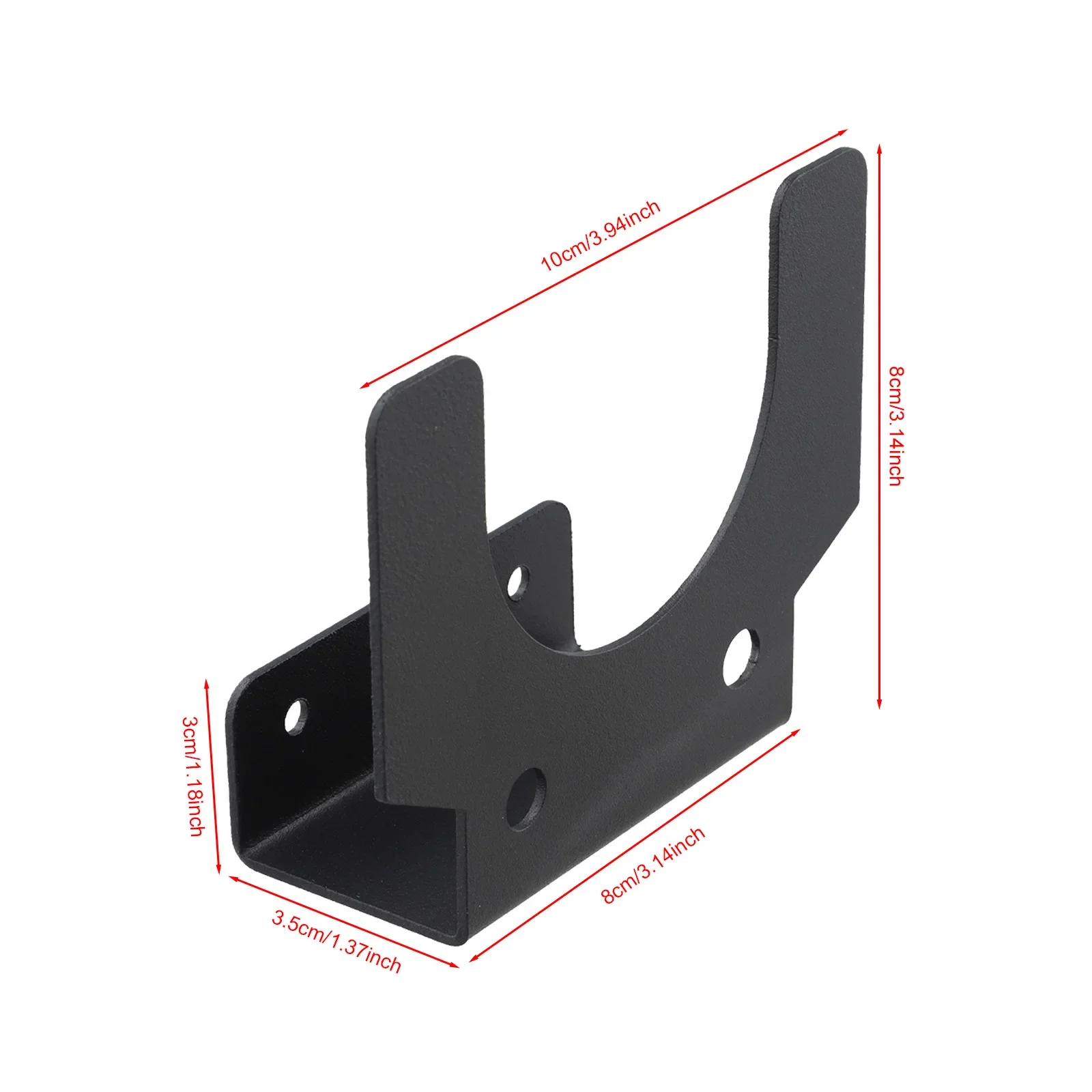 Wall Mounted Bracket Angle Grinder Holder Workshop Storage Compact Design Metal Angle Grinder Stand Screw Installation Option