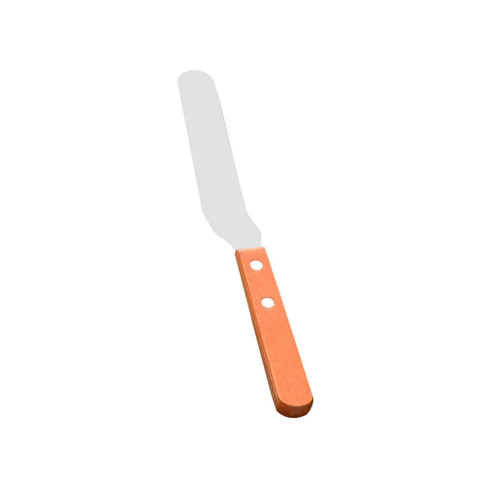 

Cream Spatula 4 Inch Stainless Steel Icing Knife Cake Frosting Buttercreme Edelstahlkuchenschaufel Smoother Redwood Handle