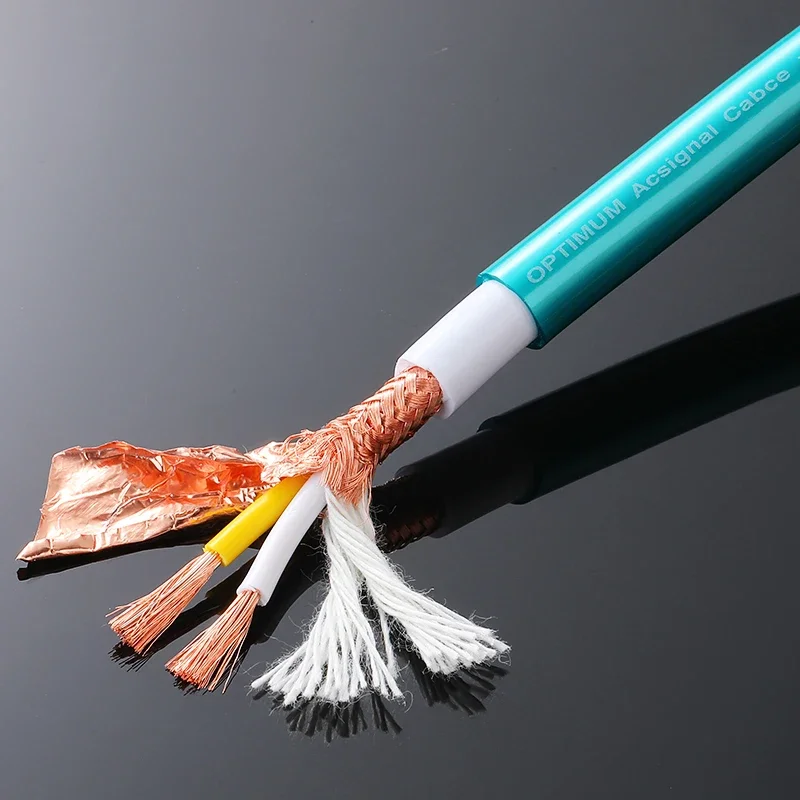 

5N High Purity Oxygen Free Copper Fever Audio Balanced Signal Cable Audiophile Interconnect Cable DIY RCA Lotus XLR Speaker Wire