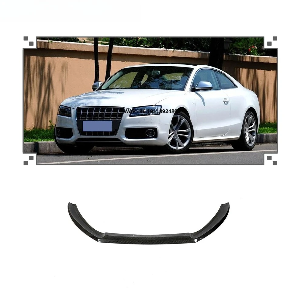 

Real Carbon Fiber Front Bumper Lip Spoiler for A5-Sline S5 8T 2D 2009-2010