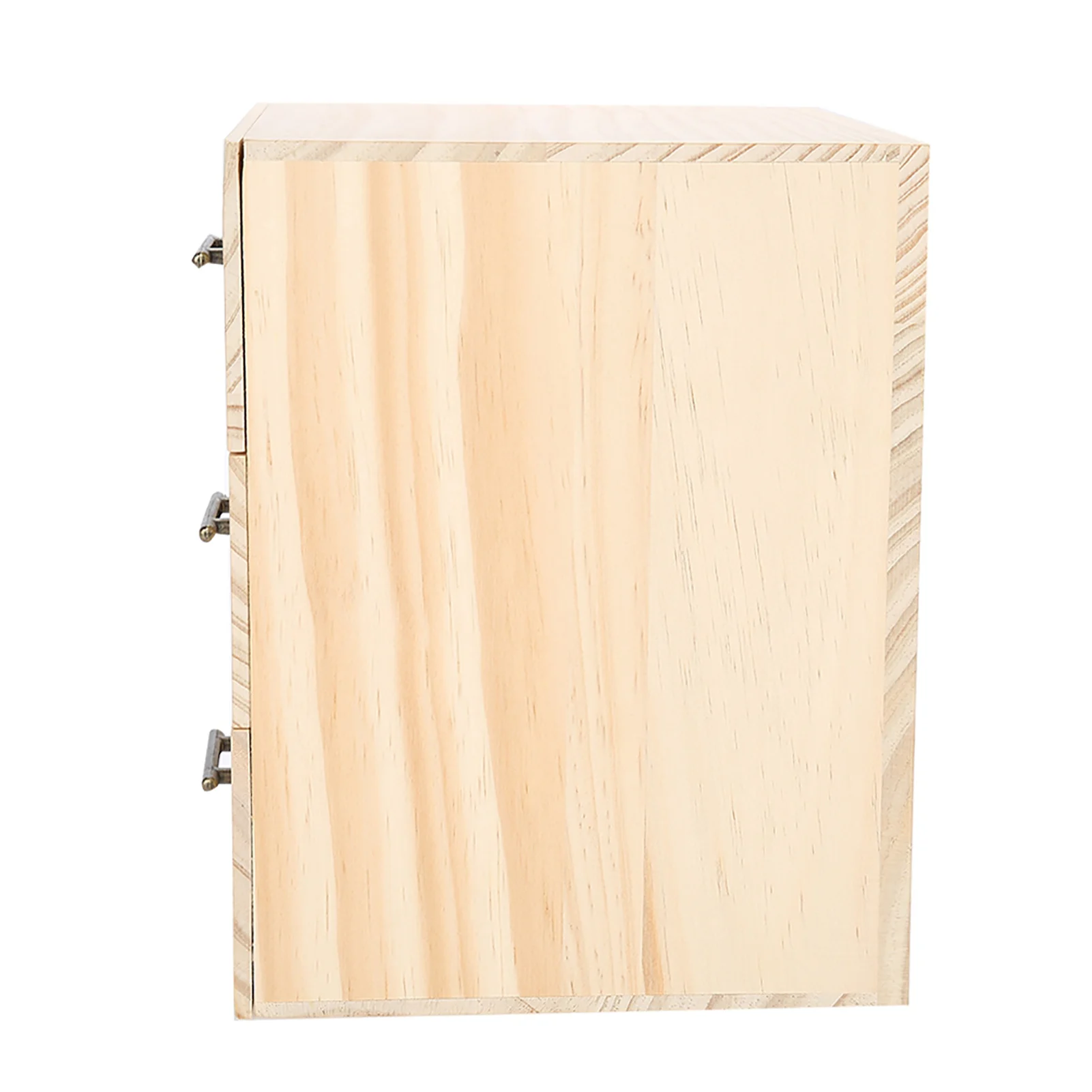 90 Slots Three Tiered Essential Oil Bottle Container Wooden Storage Case Box Organizer