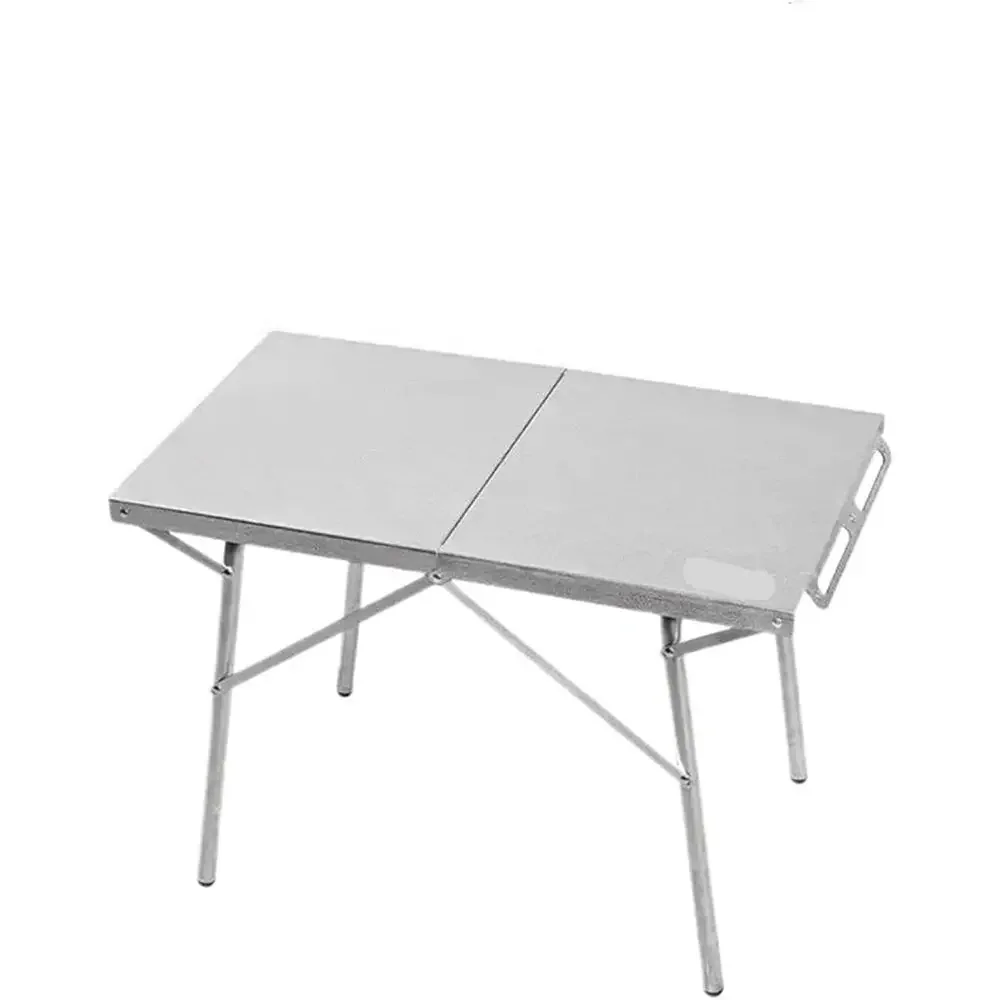 Portable Stainless Steel Outdoor Camping Picnic Table for Leisure