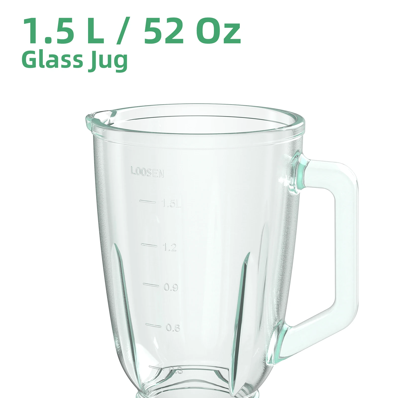 خلاط عصير بيولوميكس مع برطمان زجاجي ، خلاطات شخصية ، كومبو لمشروبات الفواكه المجمدة ، الصلصات ، 1.5 لتر ، واط #4