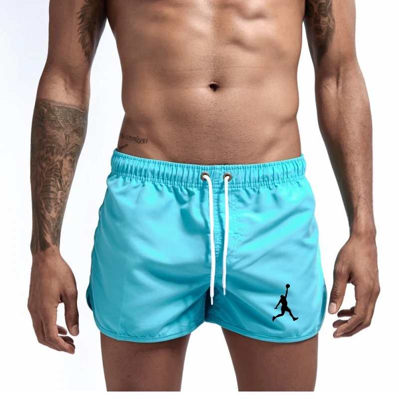 2022 Men\'s Shorts Summer Swimwear Man Swimsuit Swimming Trunks Sexy Beach Shorts Surf Board Men\'s Clothing Pants S-3XL