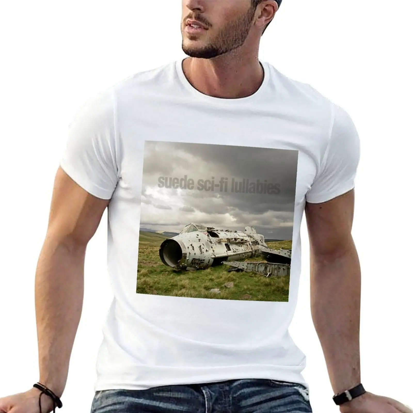 suede sci - fi lullabies T-Shirt Non-Shrink Basic Cotton T-Shirt