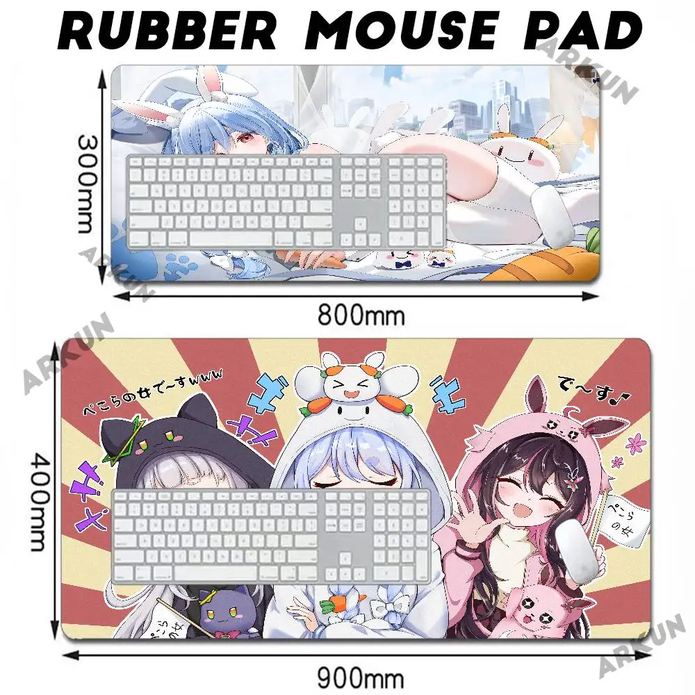 Moda Top Pretty Kawaii Hot Girl Usada Pekora Cool Mouse Pad Grande Gaming Mouse Pad XXL 900X400 Gamer Computer Tavolo Zerbino