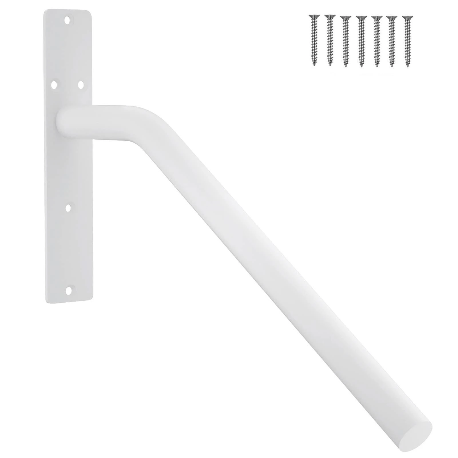Industrial Stair Railing Stair Handrail Wall Mount Staircase Handrail Alloy Steel Heavy Duty Stair Railing Grab Bar for Garage