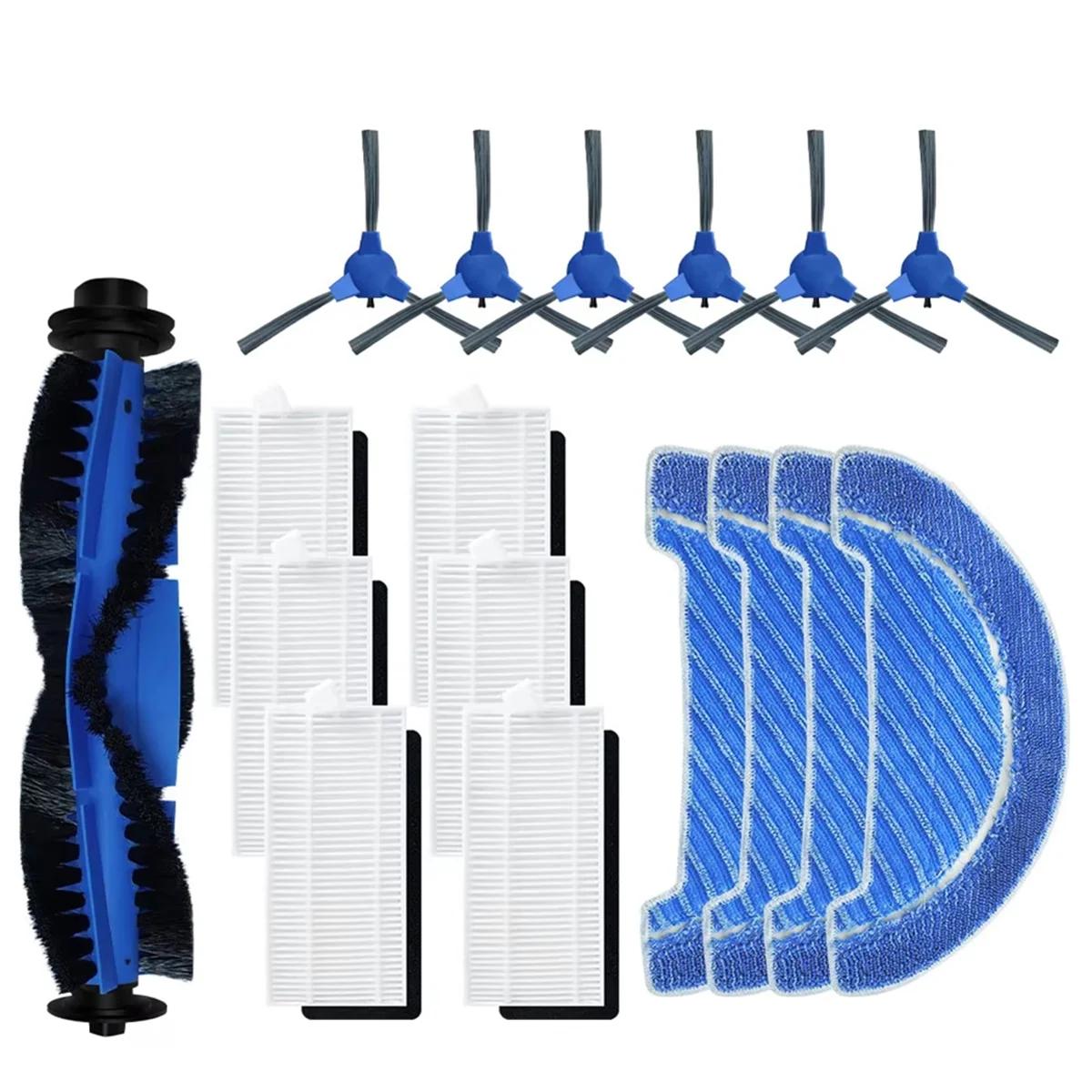 

For Conga 1090 1790 Titanium Ultra Vacuum Cleaner Main Side Brush Filter Mop Brush Cover Part Accessory Kit