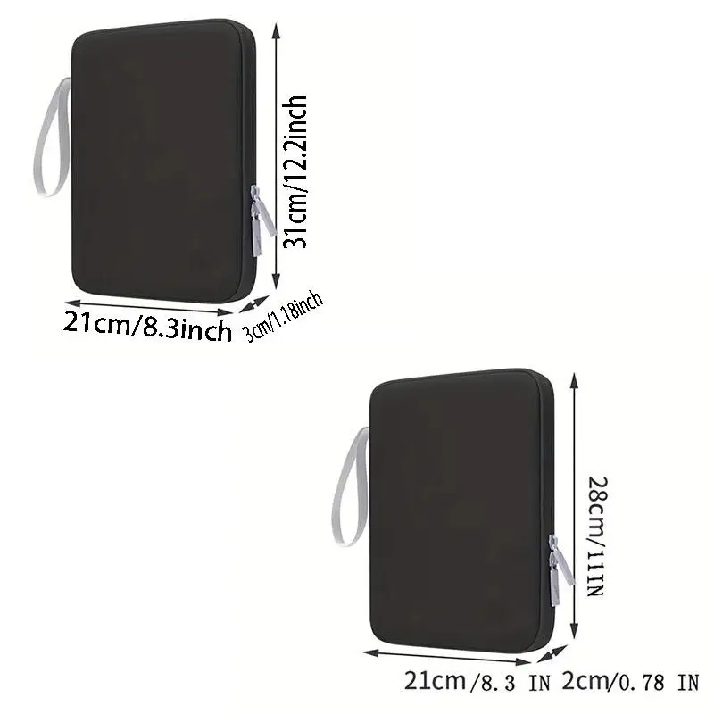 حقيبة كمبيوتر لوحي مقاس 10.9/12.9 بوصة حقيبة يد لجهاز IPad Pro Samsung Xiaomi غطاء مقاوم للصدمات حقيبة محمولة متعددة الجيوب حافظات الكمبيوتر اللوحي