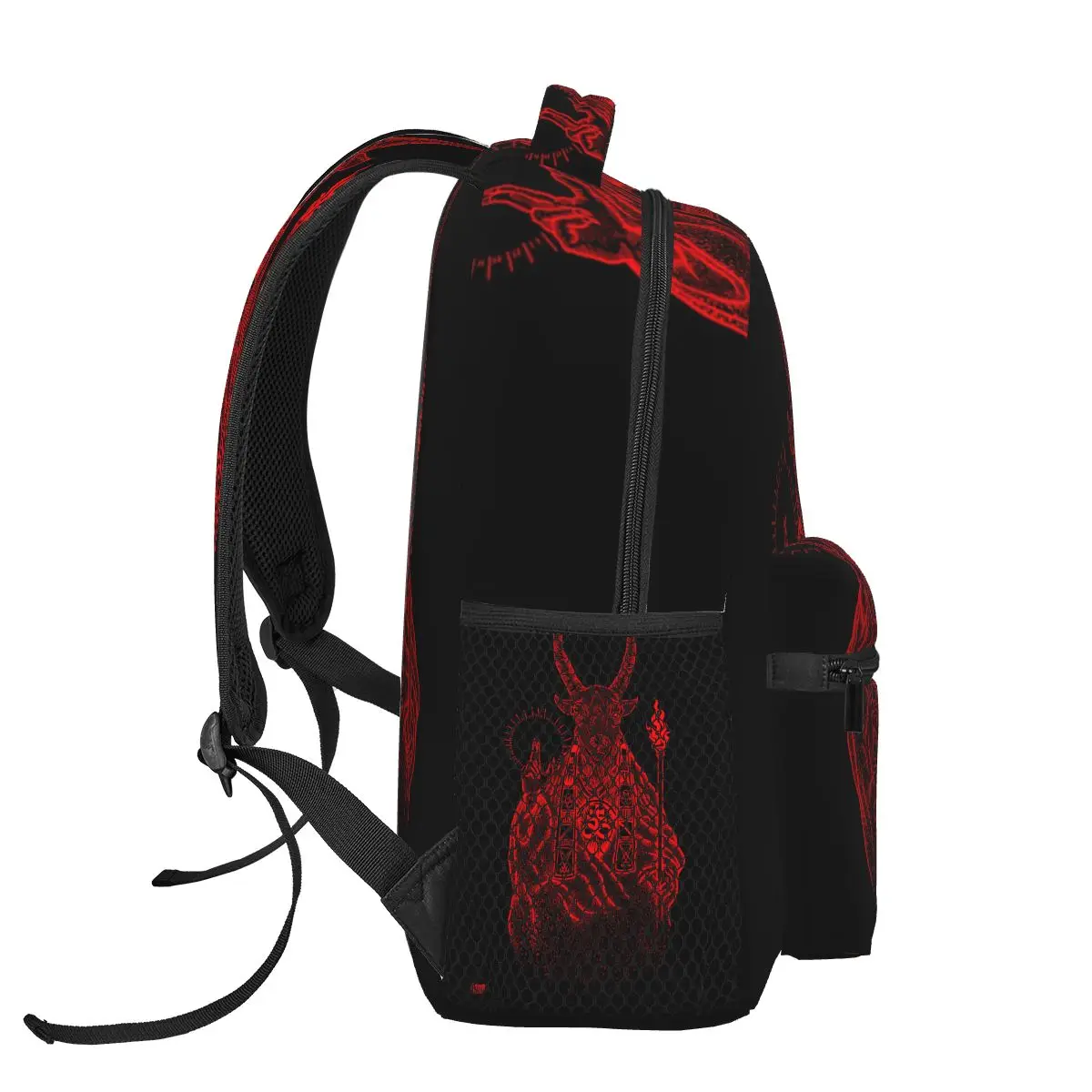 حقيبة ظهر Baphomet Satanic Goat رائجة البيع Daypack سعة كبيرة للأولاد والبنات حقيبة كتب مدرسية حقائب كتف للرجال والنساء