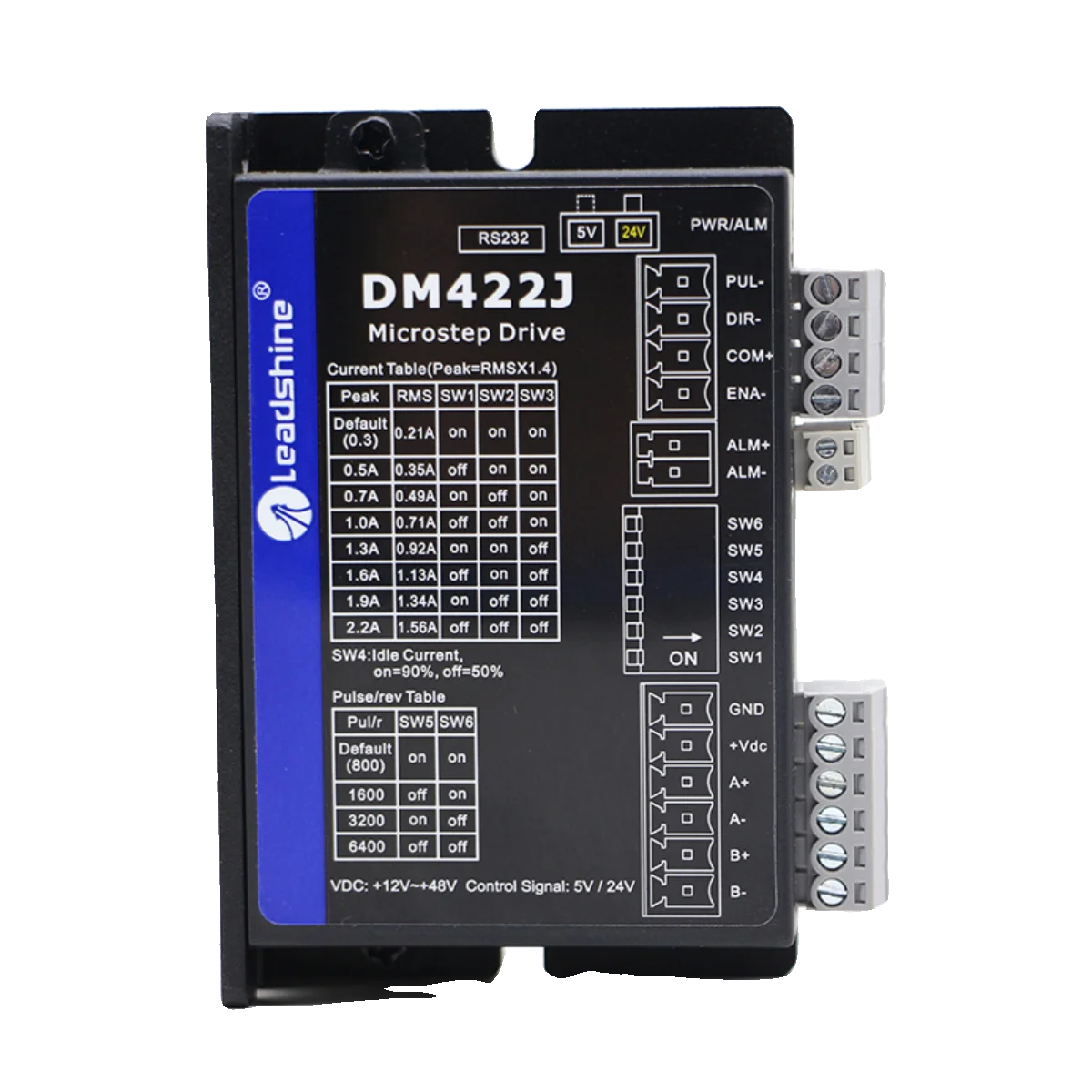 

Интеллектуальный шаговый двигатель DM422J, совместимый с шаговыми двигателями 42CM02, 04, 06, 08