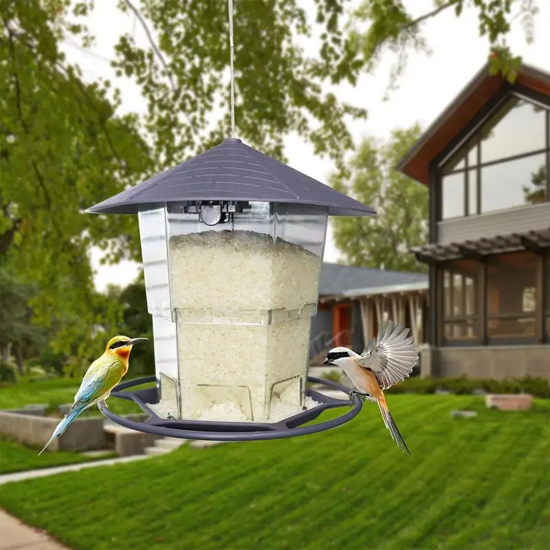 

Bird Feeders For Outside Automatic Food Dispenser Bird Feeders For Outside Weatherproof Large Food Dispenser With Perch For