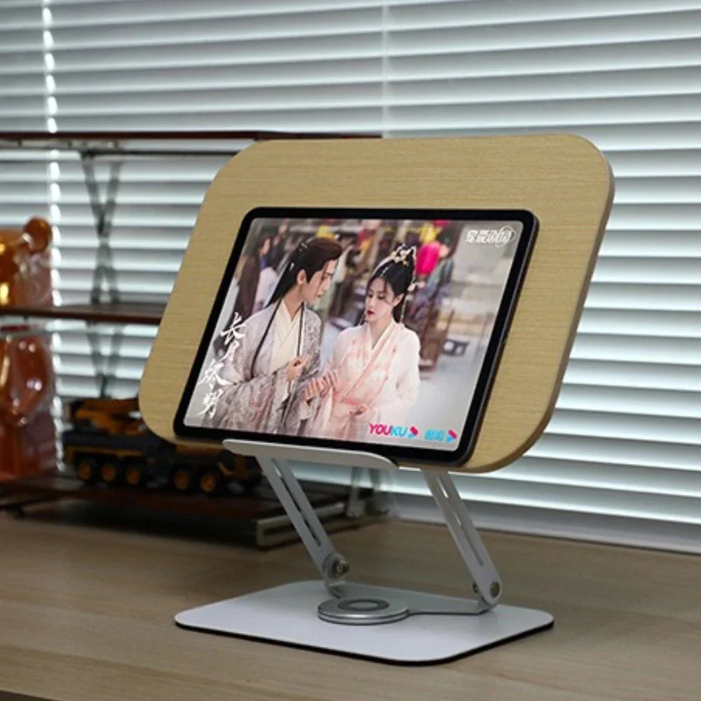 Nice Adjustable Reading Bookshelf Multi Functional Metal Stand Foldable Aluminum Alloy Stand Desktop Portable Tablet Stand Book