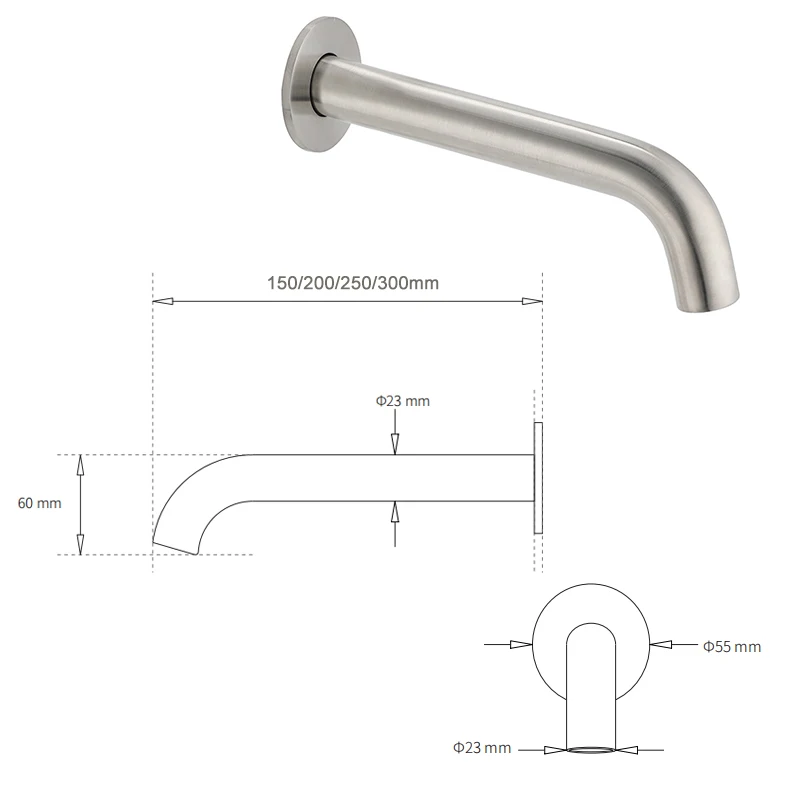 Factory Supply Modern Watermark Faucet Wall Mount Bathroom Faucet Gold Modern Taps