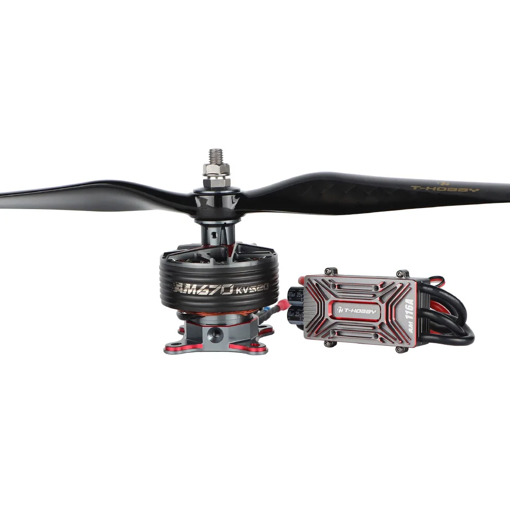 T-Motor AM670 Combo 480KV 520KV Brushless Motor AM116A ESC Prop High Efficiency Power Group RC 3D Aerobatic Airplane Fixed Wing