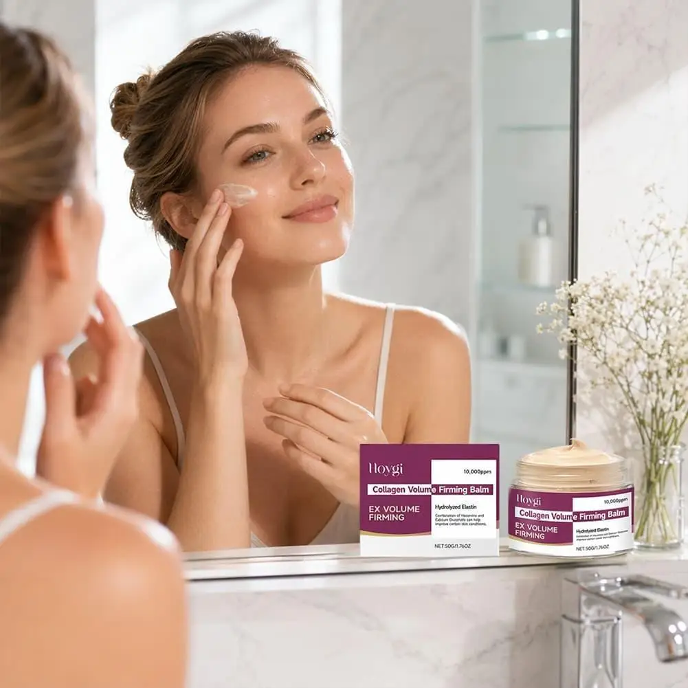 Calcium Collagen Firming Face Cream Skin Tightening Hydration Smooth Texture Lifting & Elasticity Face Cream for Sagging Skin