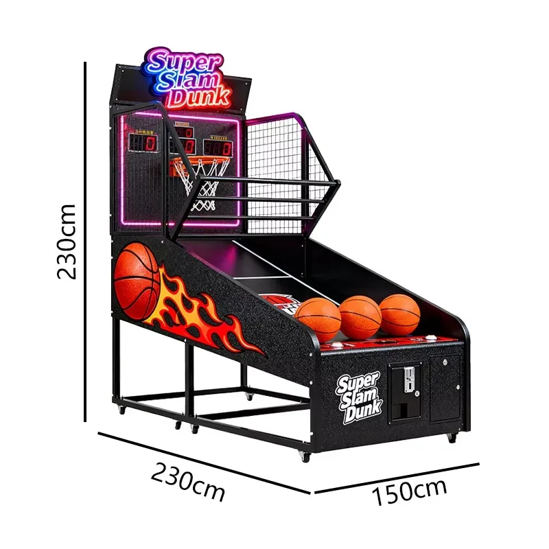 Arcade Game Indoor Street Basketball Projector Crazy Basketball Machine Coin-operated Game