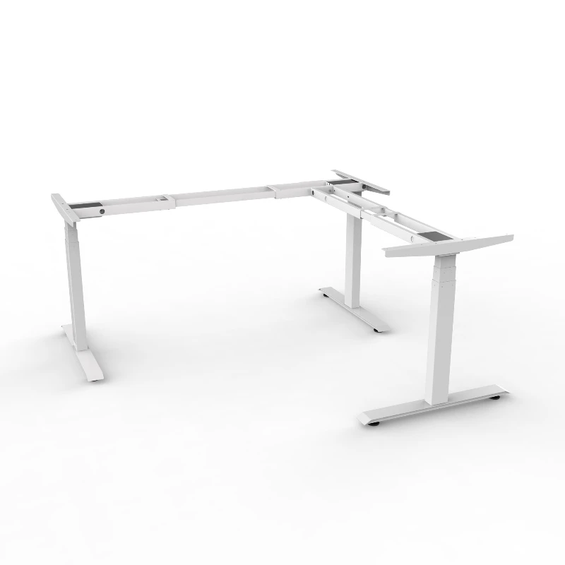 

Electric frame L-shaped standing lifting computer table intelligent adjustable three-motor corner table legs