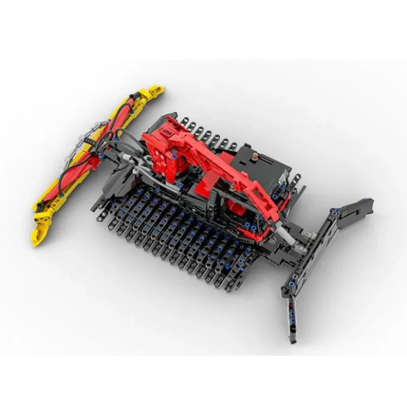 

MOC-30686 Electric Bulldozer with Winch Assembly Splicing Building Blocks Model 1029Parts Children's Birthday Building Block Toy