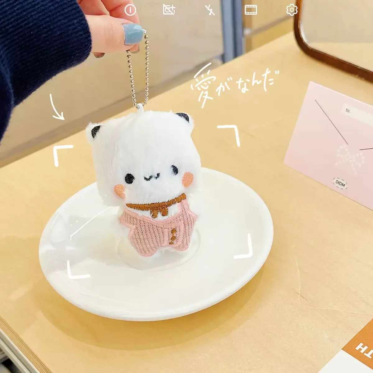 2025 Nowa moda Bubu Dudu Pluszowy brelok do kluczy Nowy kombinezon Para Lalka z kreskówek Śliczny uchwyt na tornister Łańcuch Łańcuch Prezenty