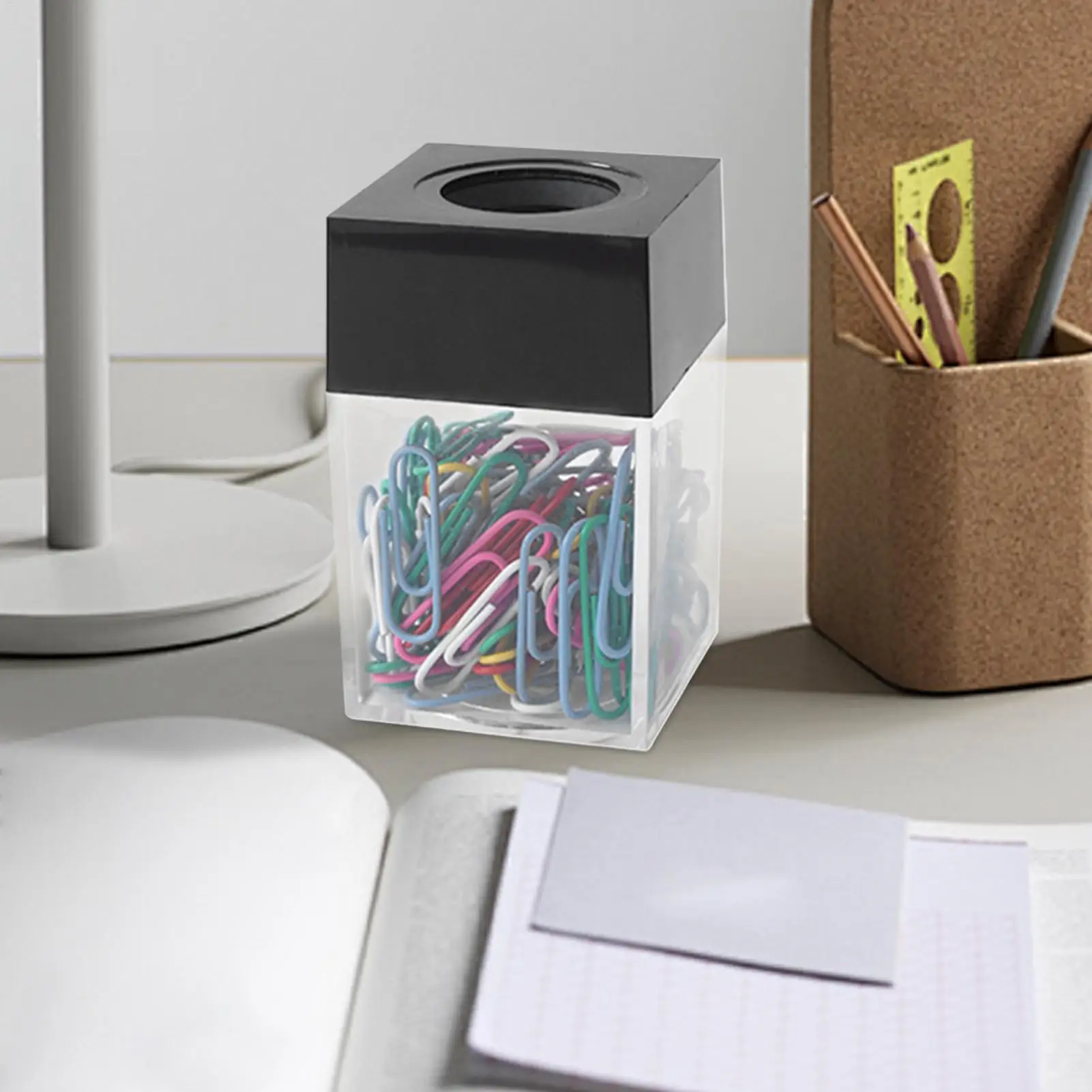 Magnetic Paper Clip Storage Box Protable Stationery creativity hight Capacity Box Supplies Clips portable Dispenser Organizer