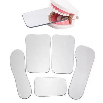 ทันตกรรมจัดฟันกระจกสองด้าน Occlusal Reflector Oral แก้วเคลือบไทเทเนียมทันตกรรมการถ่ายภาพกระจก