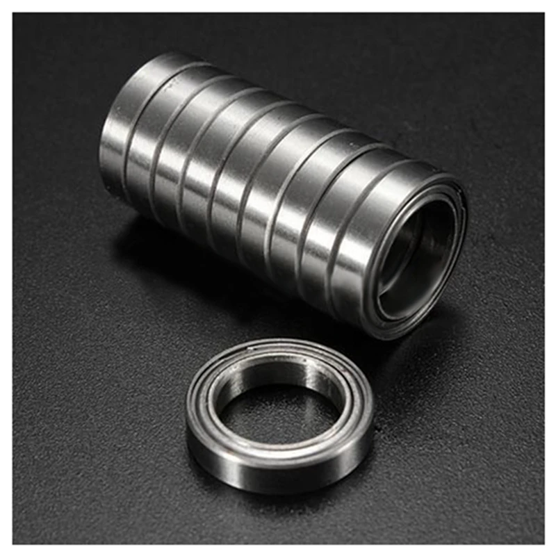 10Pcs 6802-2RS 15X24x5mm Metal Shielded Sealed Deep Groove Ball Bearings & 10Pcs Miniature Sealed Metal Shielded Metric Radial B image 4