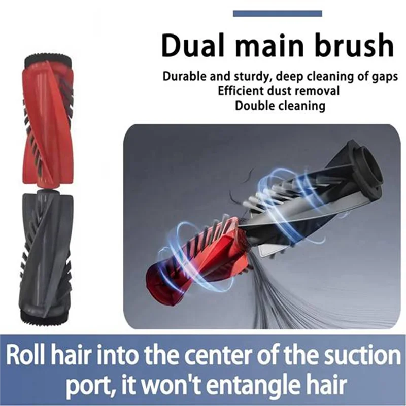 

Efficient-For Roborock Saros 10/G30 / S9 Maxv Ultra Self Emptying Vacuum Roller Side Brush Ultra Durable Accessories