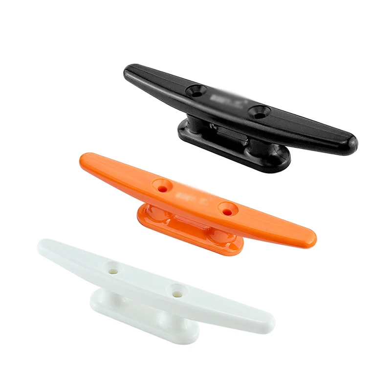 

Nylon Low Flat Cleat Open Base Cleat With 2 Screws Marine Boat Yacht Deck Line Rope Tie Kayak Canoe Deck Hardware Accessories