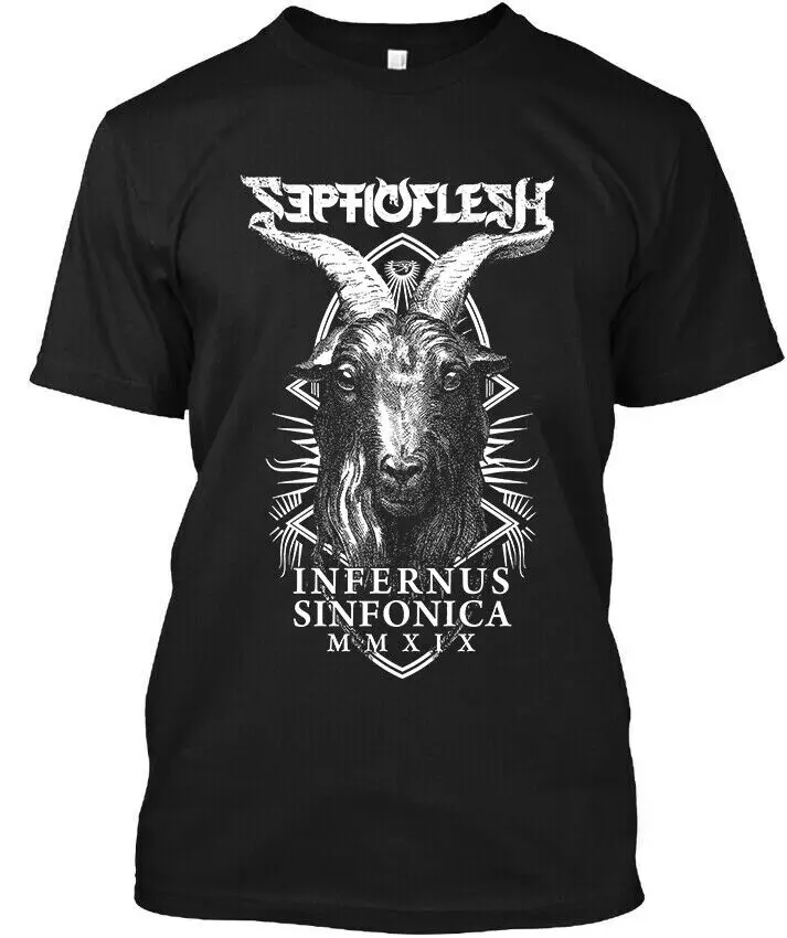Футболка Septicflesh Infernus Sinfonica mmxx с греческой музыкой S-4XL, высокое качество, 100% хлопок, с коротким рукавом