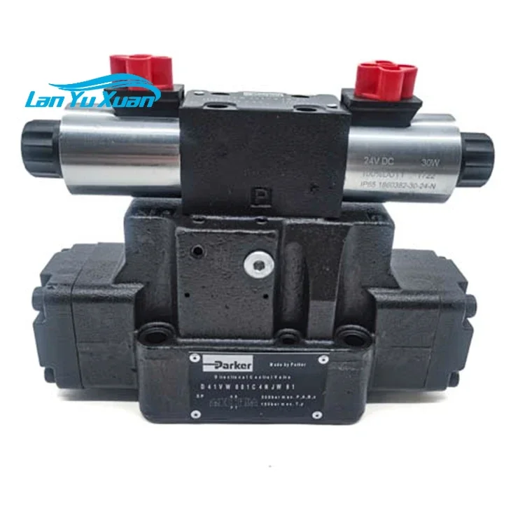 Hydraulic solenoid valve 24v  D41VW026B1NJW91 electro hydraulic valve Parker hydraulic block valve