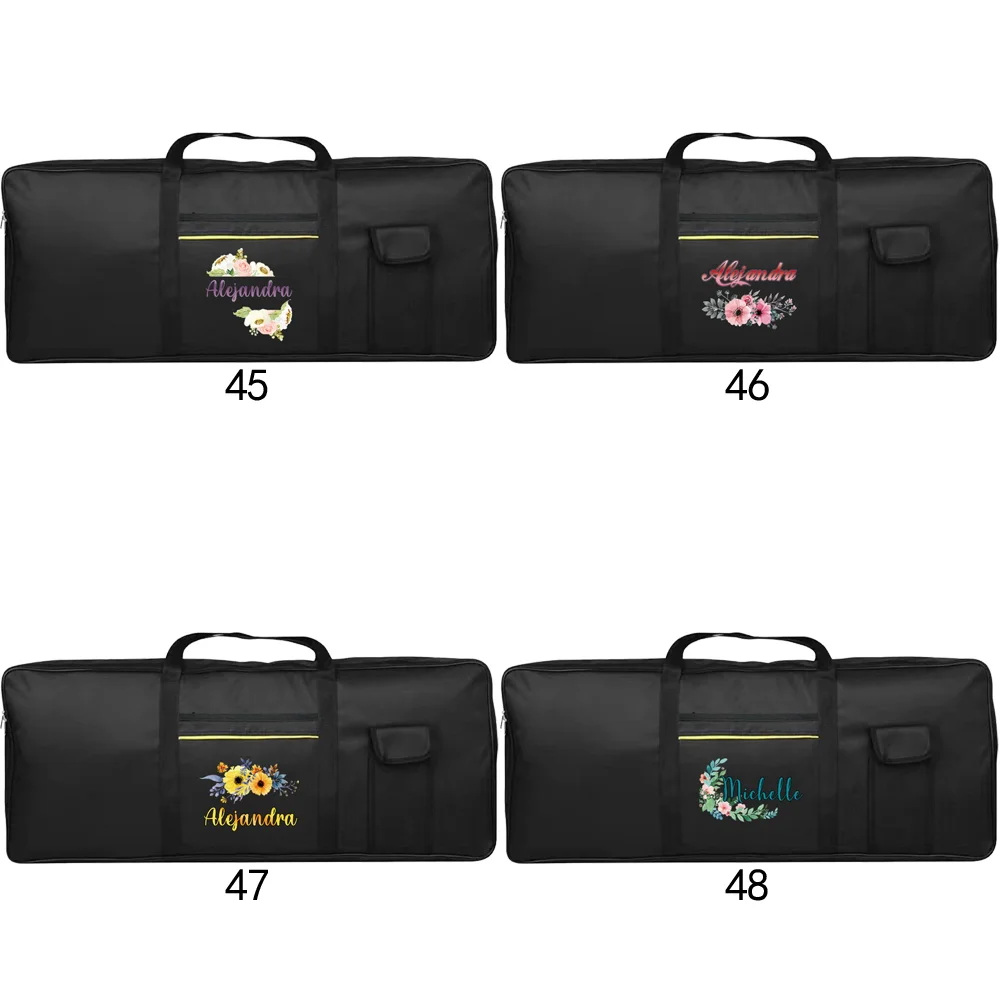 حقيبة البيانو الإلكترونية المكونة من 61 مفتاحًا، حقيبة يد سميكة، حقيبة لوحة المفاتيح، ملحقات الآلات الموسيقية للبيانو الإلكتروني #5