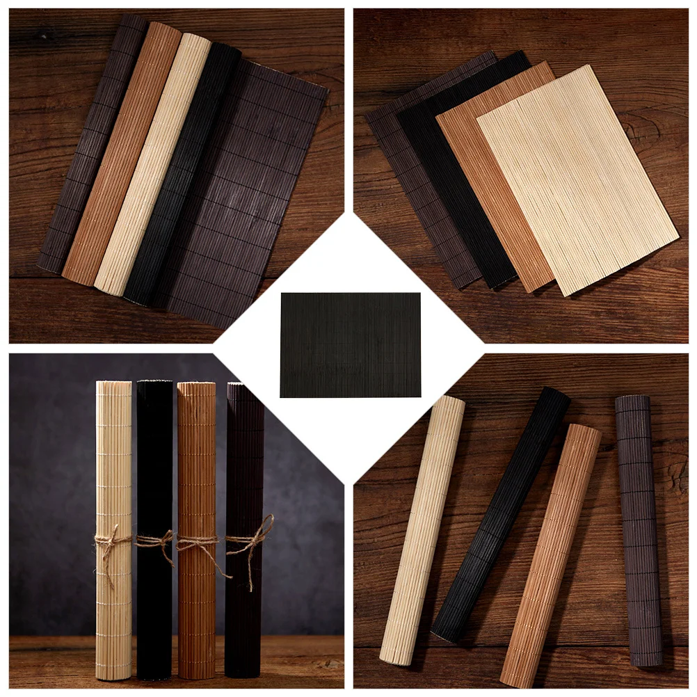 

Retro Bamboo Curtain Decorative Mat Tea Ceremony Photography Backdrop Display Pad Home Textile