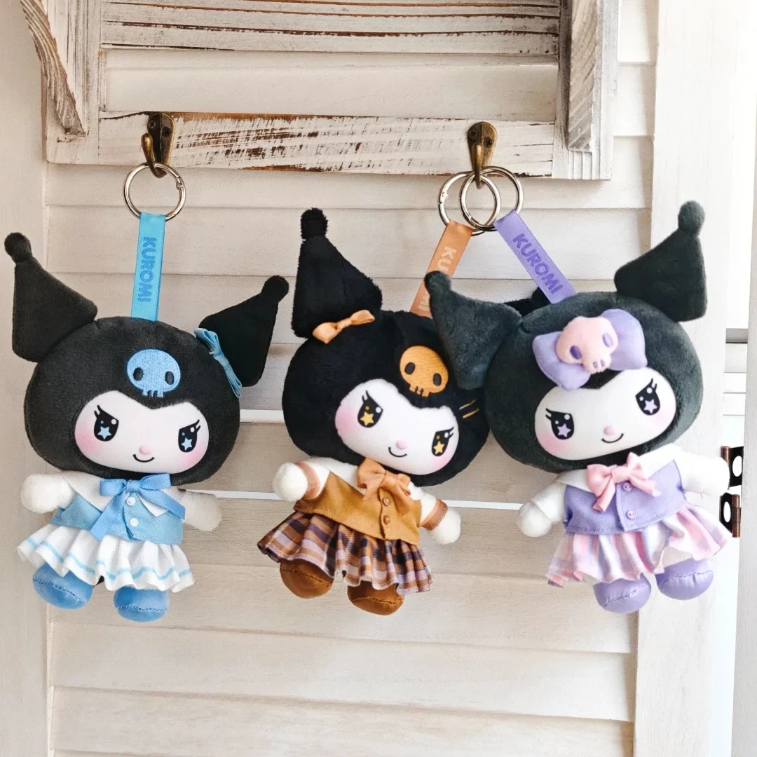 Kuromi School Life Series Vinyl Plush Blind Box Trendy Toy Cute Desktop Decor Doll Backpack Pendant Surprise Gift Mystery Boxs