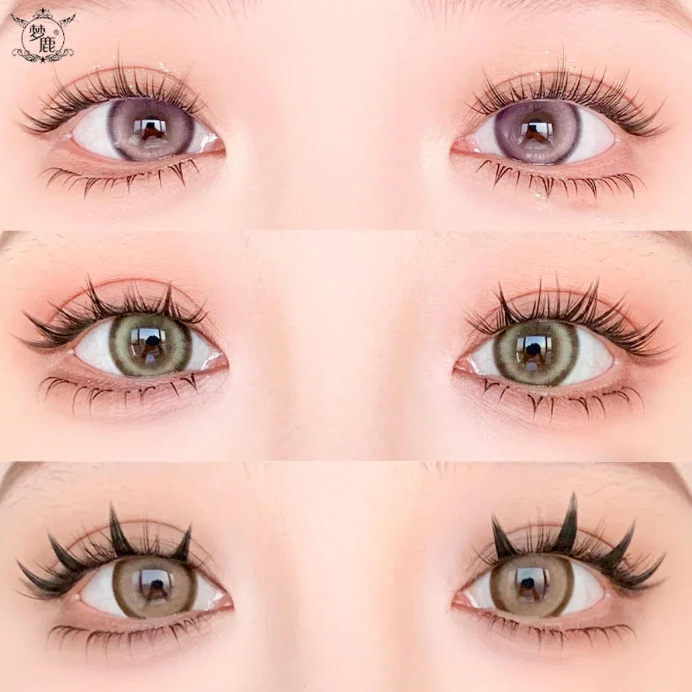 Cílios postiços sem cola de girassol, faça você mesmo, segmentados, reutilizáveis, extensão de cílios, ampliar os olhos, precisa de cola, cílios postiços autoadesivos