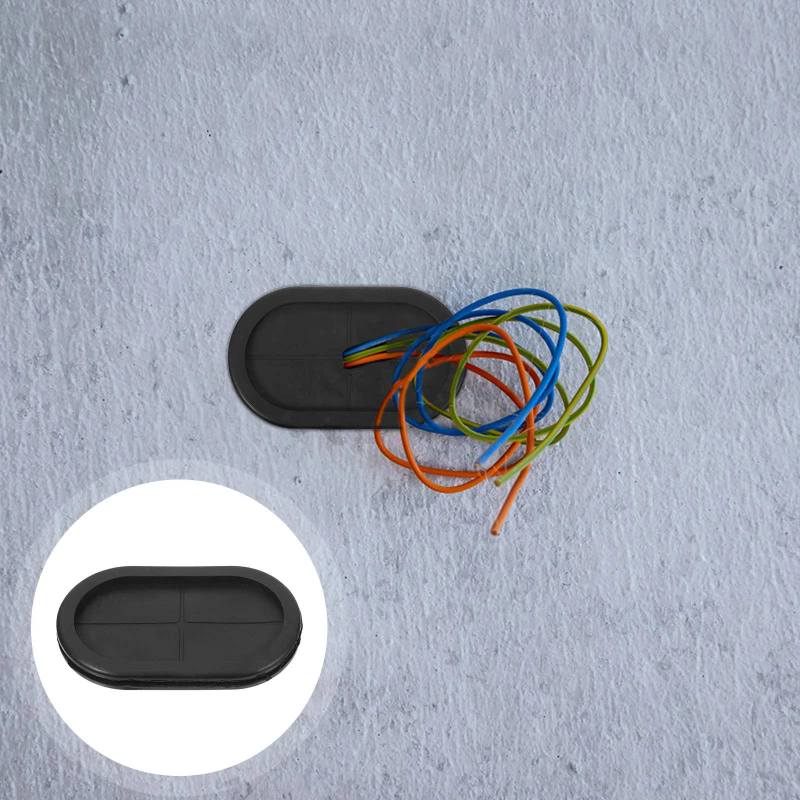 4 stuks flexibele rubberen doorvoertules draadbescherming pakking firewall gat plug bedrading spoel isolatie rubberen doorvoertules