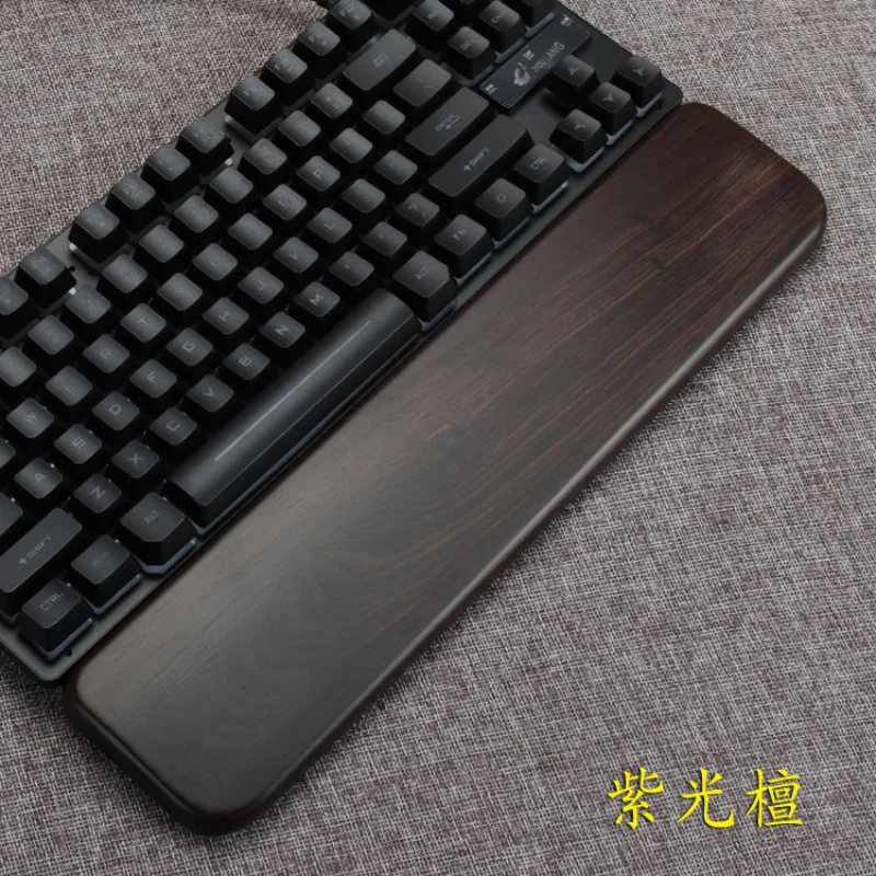 Imagem -04 - Custom Walnut Madeira Wrist Rest Madeira de Nogueira Sólida Teclado Mecânico Acessórios para Rainy75 Filco 104 87