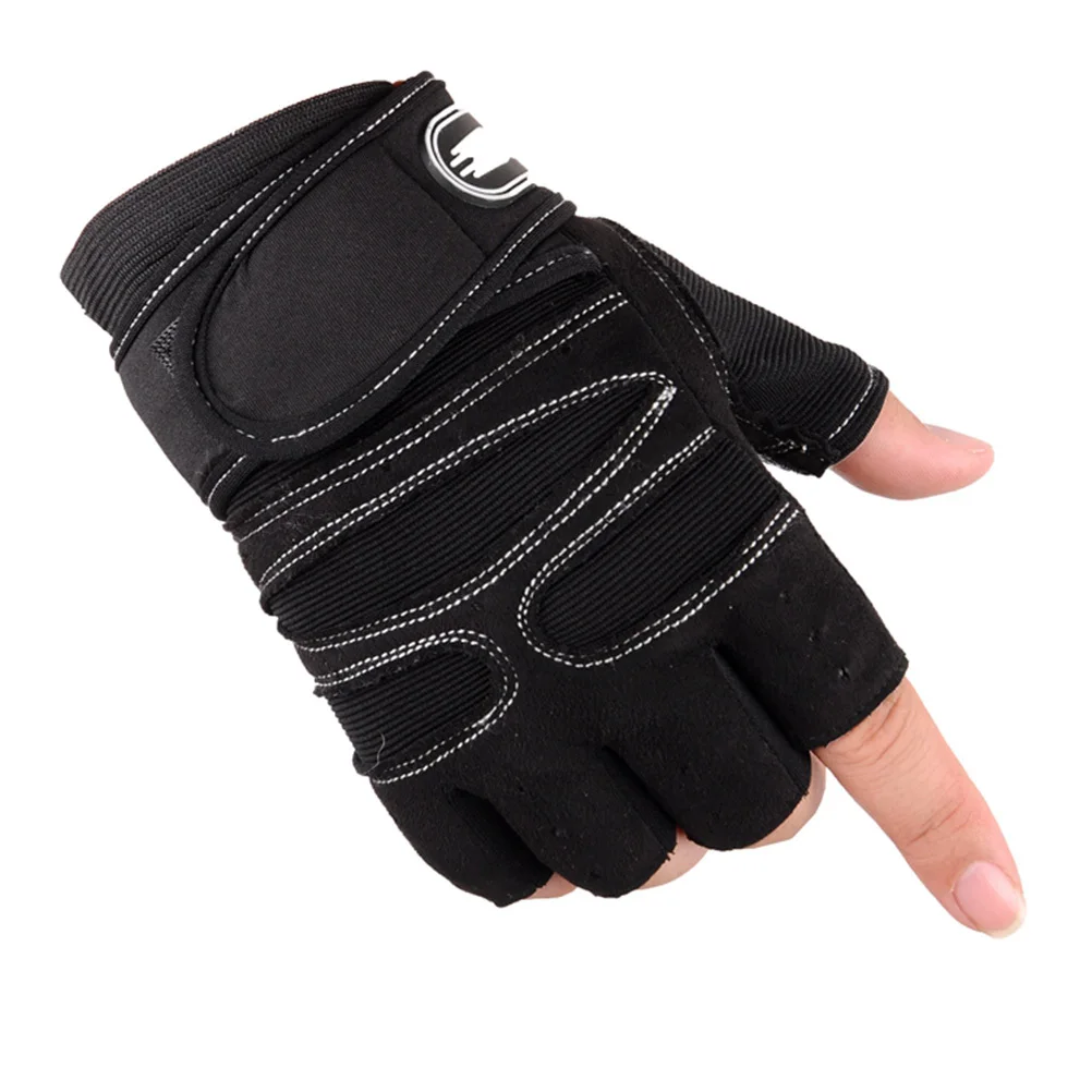 

Anti-Slip Dumbbell Gloves Microfiber Workout Hand Protection For Men Women Gym Fitness Training Outdoor Sports Cycling