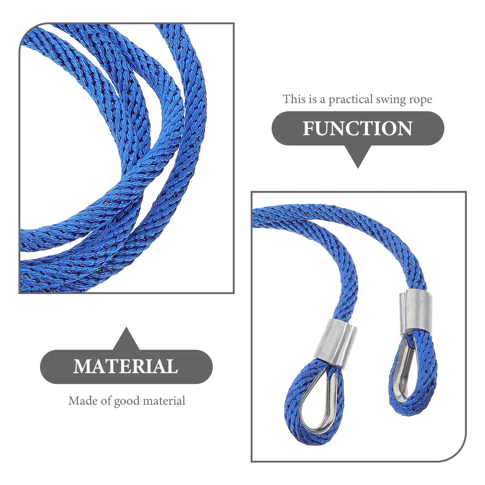 

Children's Swing Rope Outdoor Hanging Chair The for outside Adventure Nylon Adjustable Swings