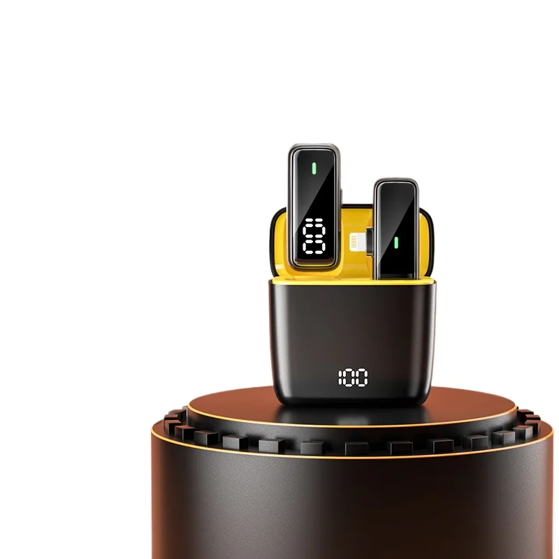 

Wireless microphone collar clip radio microphone live streaming host live recording device mobile phone video noise reduction