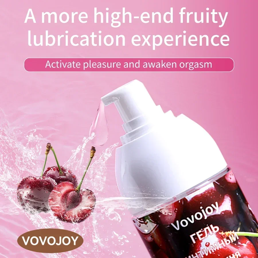 2 Buah Pelumas Seksual Dewasa Tahan Lama Tidak Lengket Licin Pelumas Berbasis Air Mainan Seks Rasa Ceri Stroberi untuk Vagina