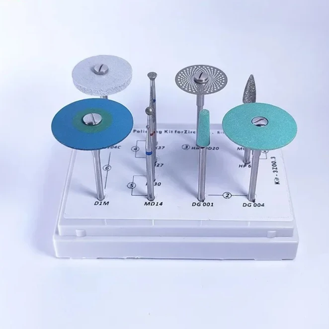 

Professional Zirconia Grinding Polishing Kit Diamond Stones Polishers Tungsten Carbide Burs Diamond Dics Lab Tools KIT 3Z00.3