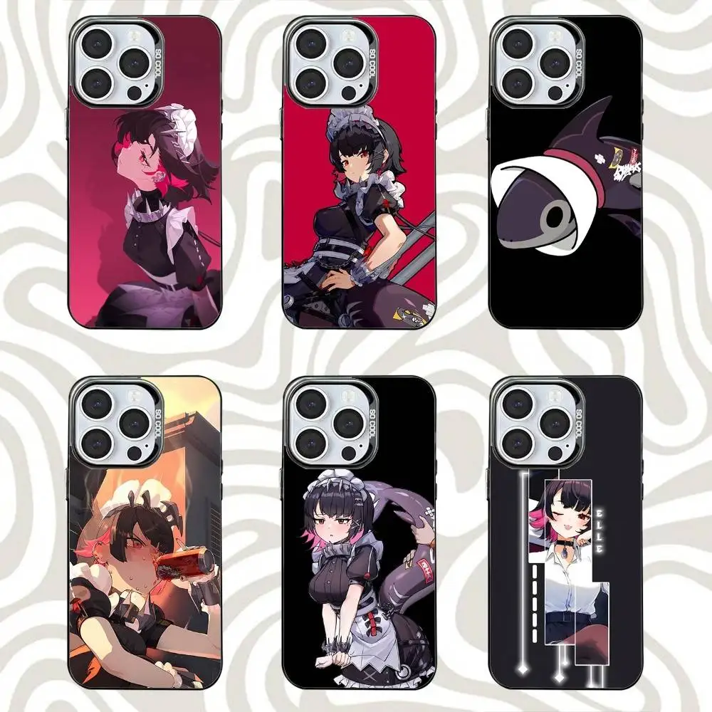 

E-Ellen-ns Anime Game J-Joe-es Phone Case For iPhone 16,15,14,13,12,11,Mini,Pro,SE,MAX Black Matte Shockproof Cover